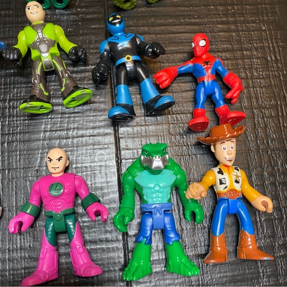 Imaginext Fisher Price DC Comic Marvel Mixed Lot Figures 38 Piece - Picture 10 of 12